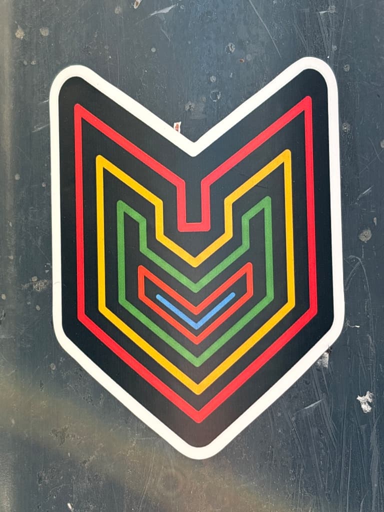 Beginner? sticker in Copenhagen