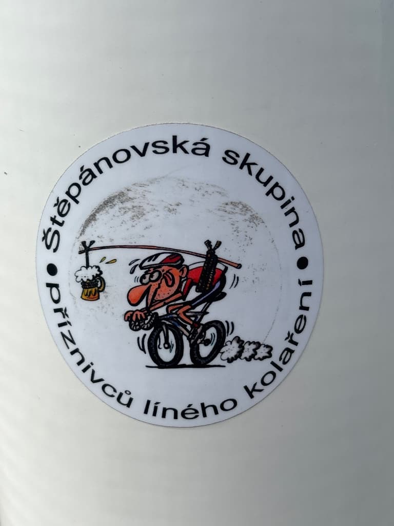 Štěpánovská skupina příznivců líného kolařen sticker in Mölle