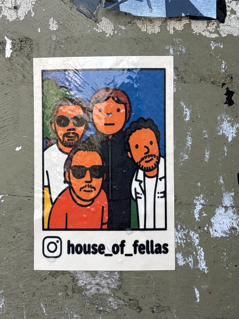House of fellas sticker in The Hague