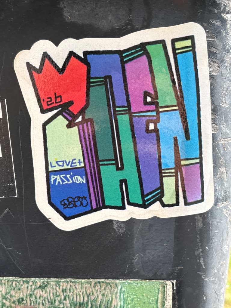 Zaen sticker in Rijswijk