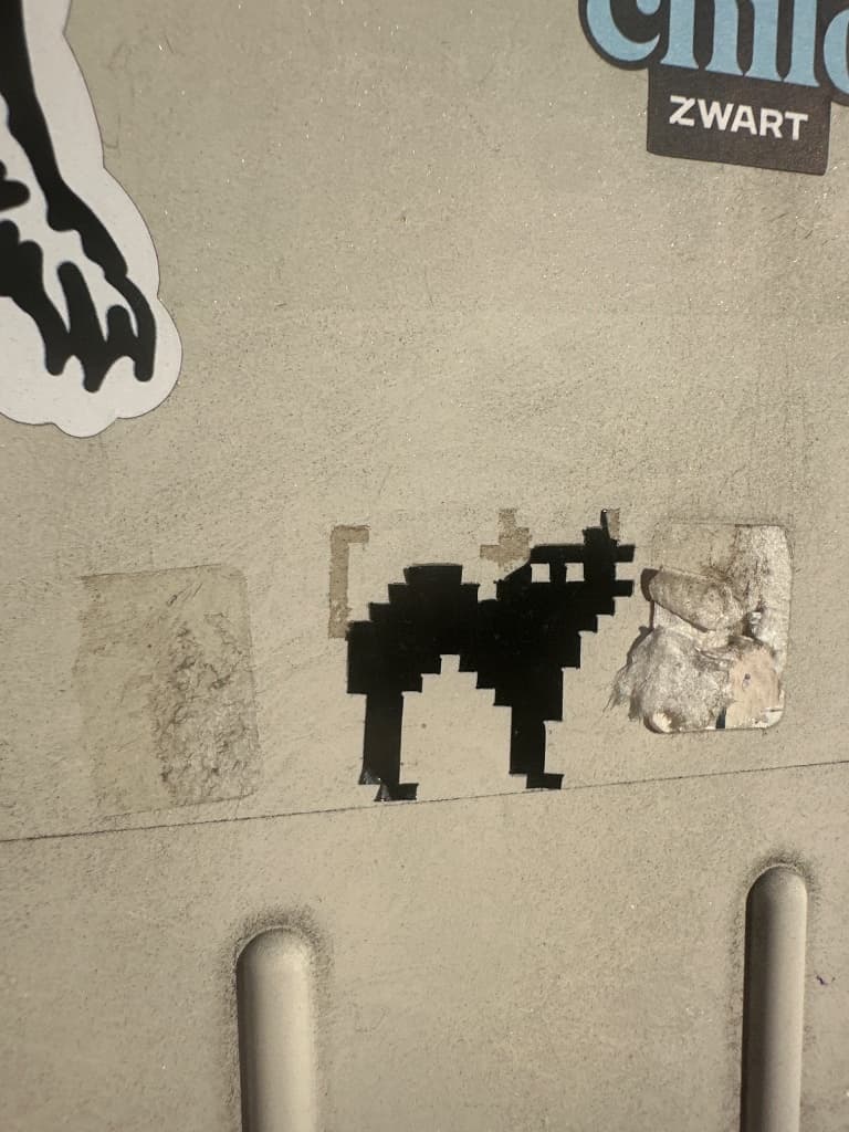 Street sticker in Kraggenburg