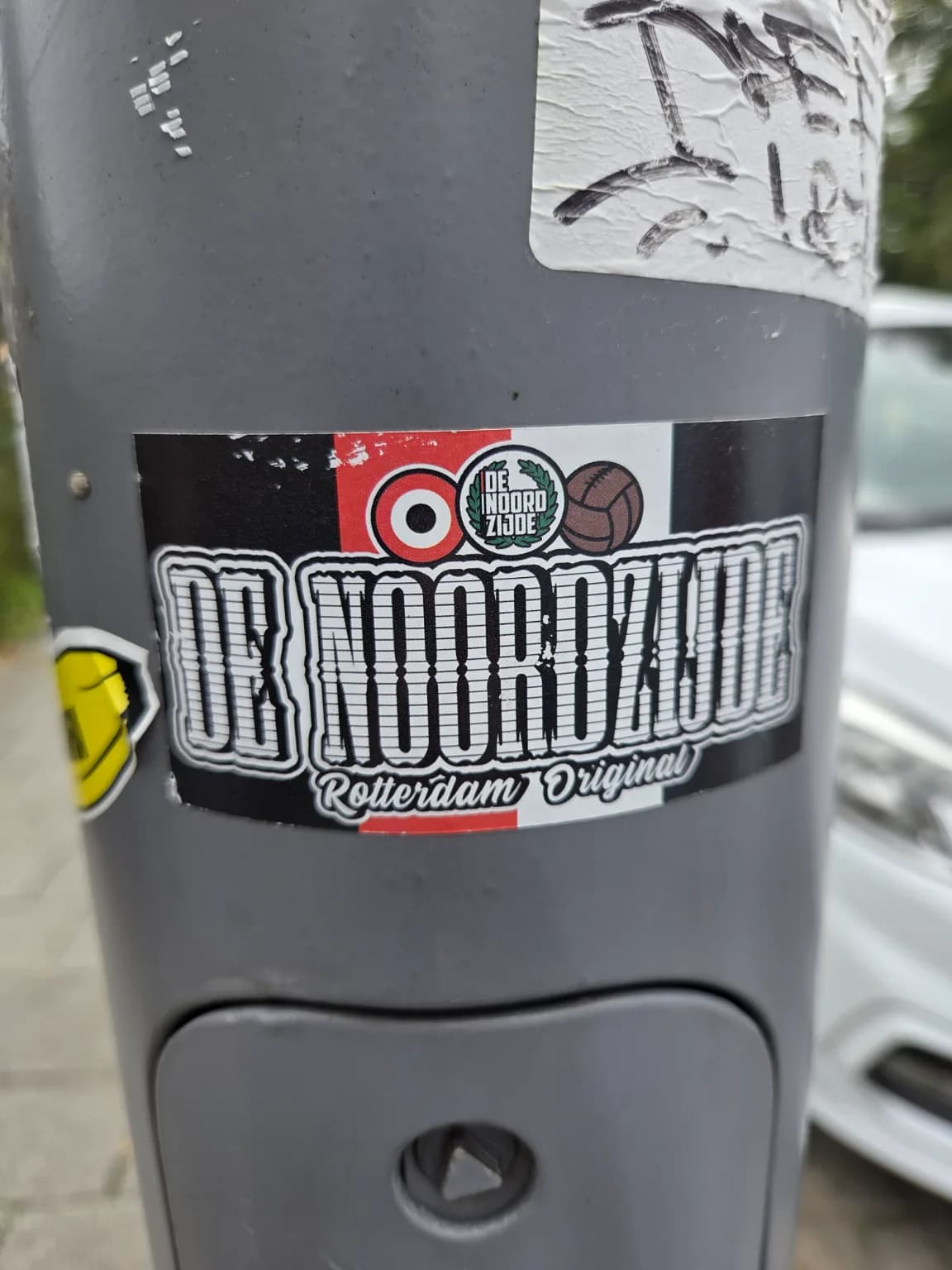 De Noordzijde sticker in Rotterdam