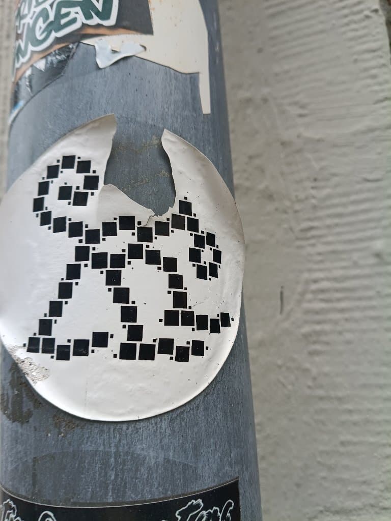 Street sticker in Groningen