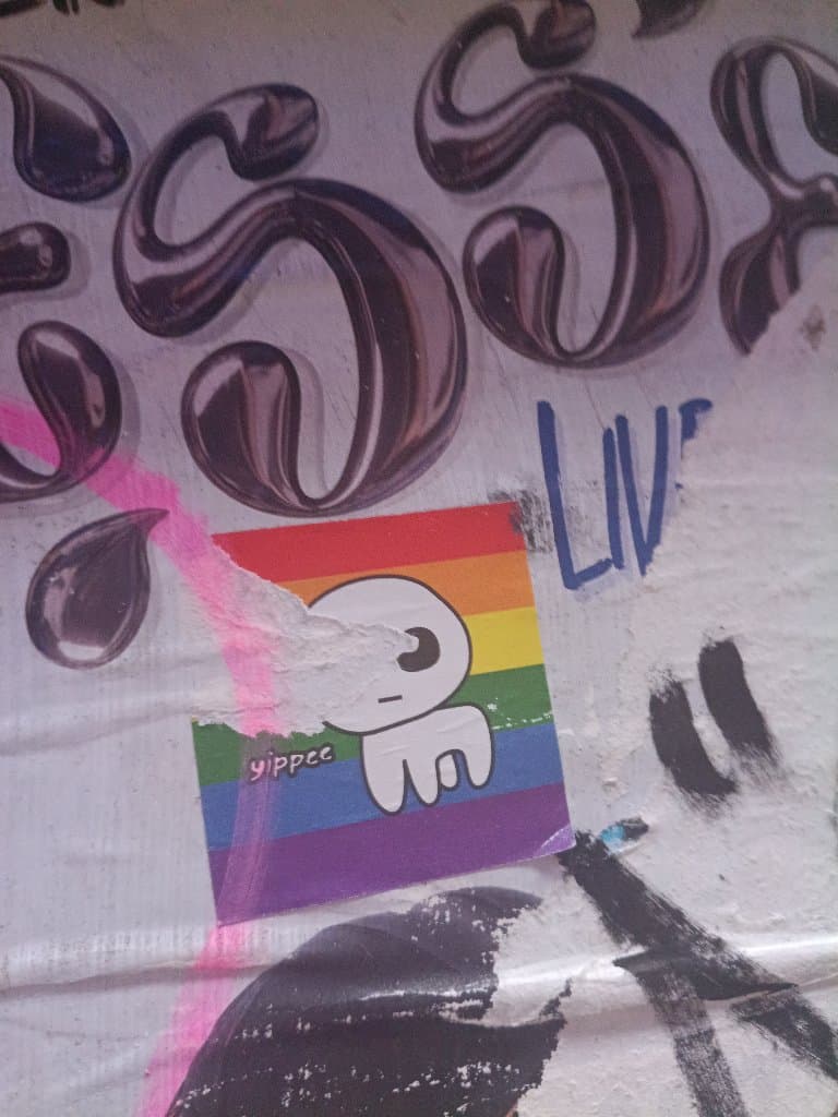 Street sticker in Groningen