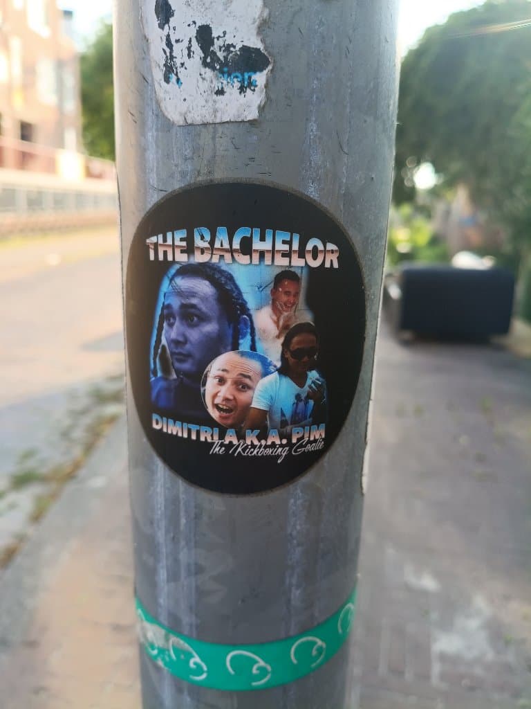 The batchelor sticker in Groningen