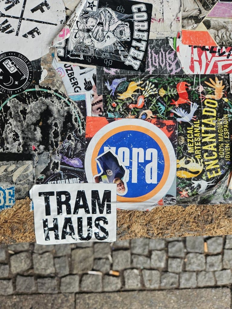 Tramhaus & Vera sticker in Berlin