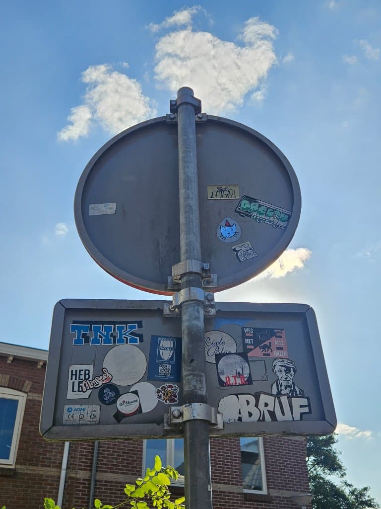 TNK sticker in Zwolle