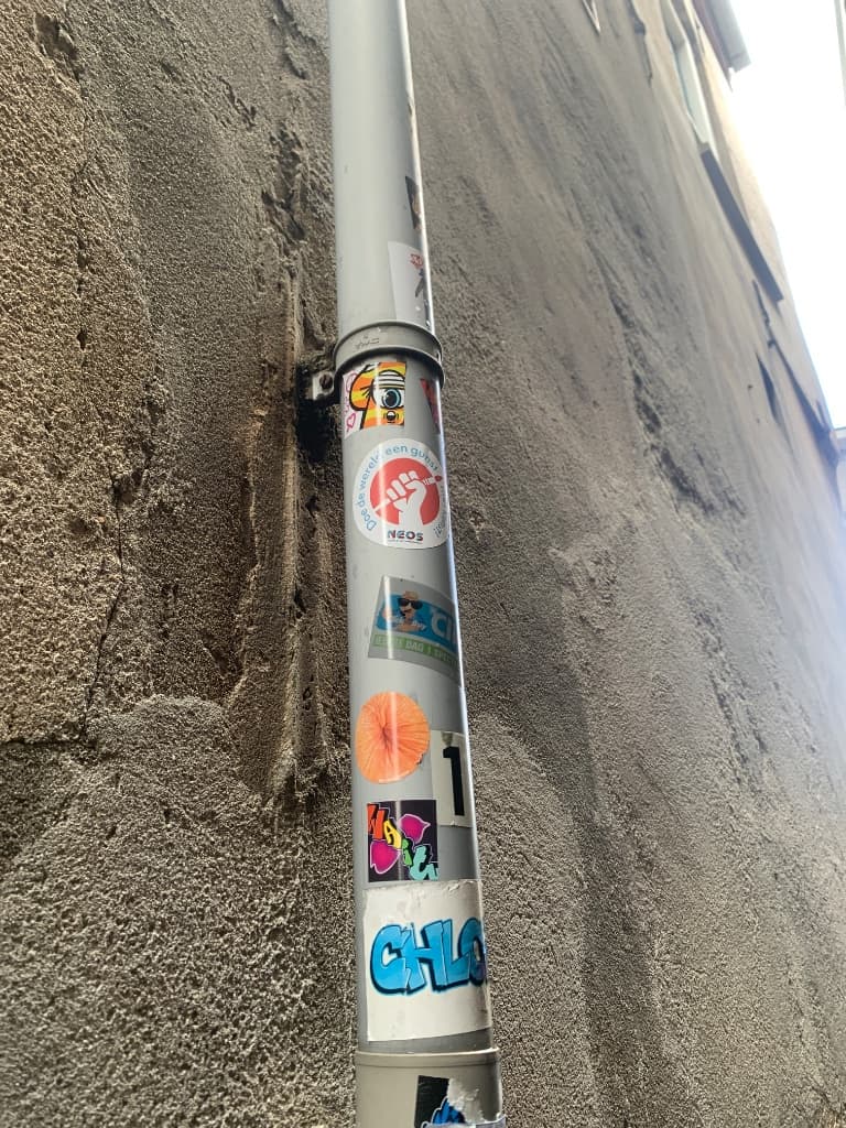 Street sticker in Kampen
