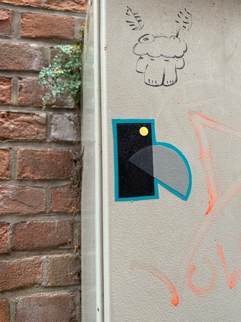 JohnnyBeFree sticker in Kampen