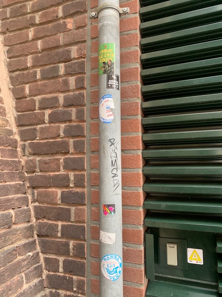 Street sticker in Kampen