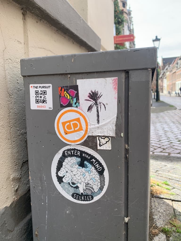 Street sticker in Kampen