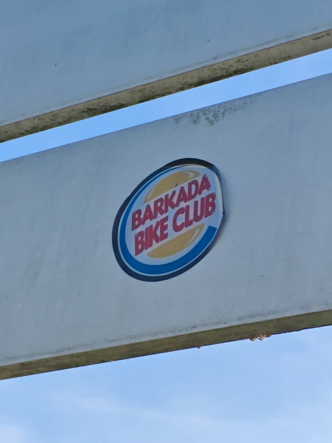 Barkada bike club sticker in Barendrecht
