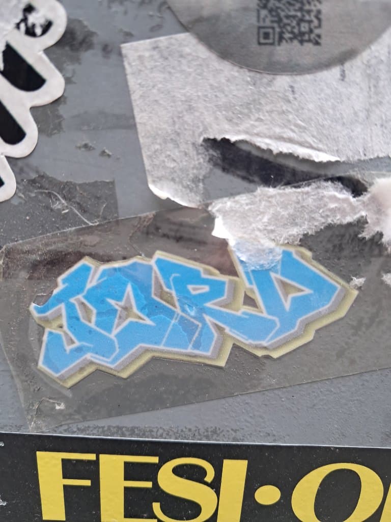 Street sticker in Stockholm